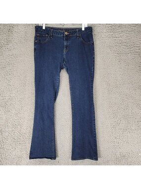Simply Vera Jeans Womens 10 Blue Stretch Denim Bootcut